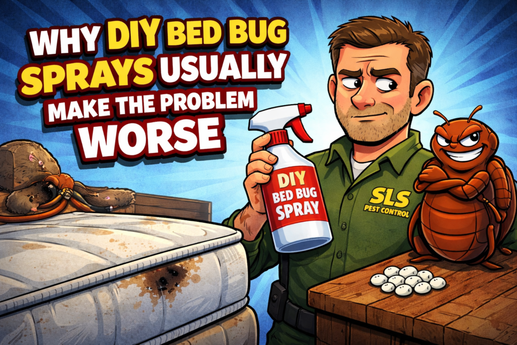 Why DIY Bed Bug Sprays Usually Make the Problem Worse