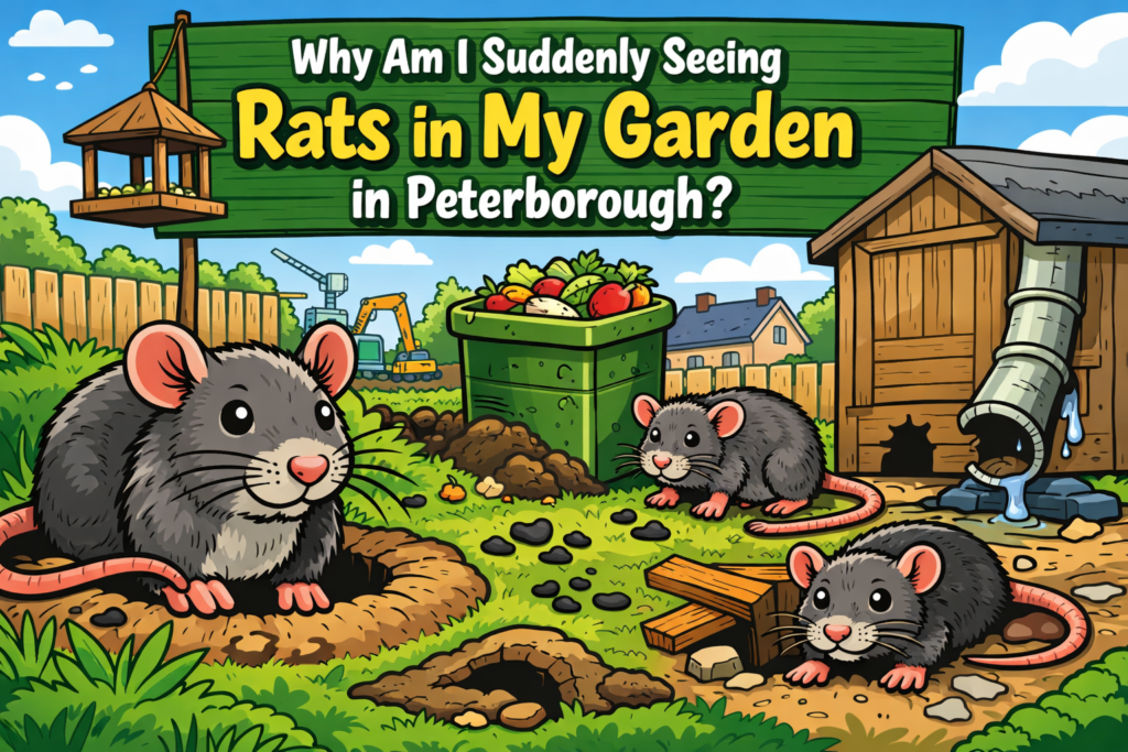 Why Am I Suddenly Seeing Rats in My Garden in Peterborough?