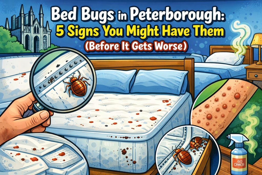 Bed Bugs in Peterborough: 5 Signs You Might Have Them (Before It Gets Worse)
