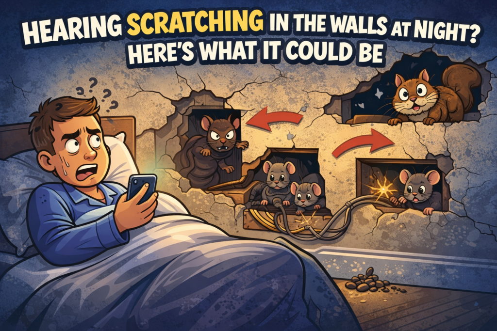 Hearing Scratching in the Walls at Night? Here’s What It Could Be