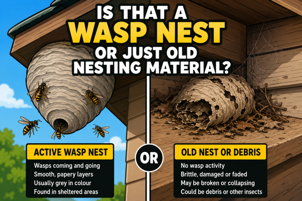 Is That a Wasp Nest or Just Old Nesting Material? A Homeowner’s Guide